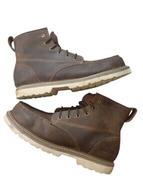Brazos Wyatt EH Composite Toe Men's Brown Leather Lace Up Work Boot 14